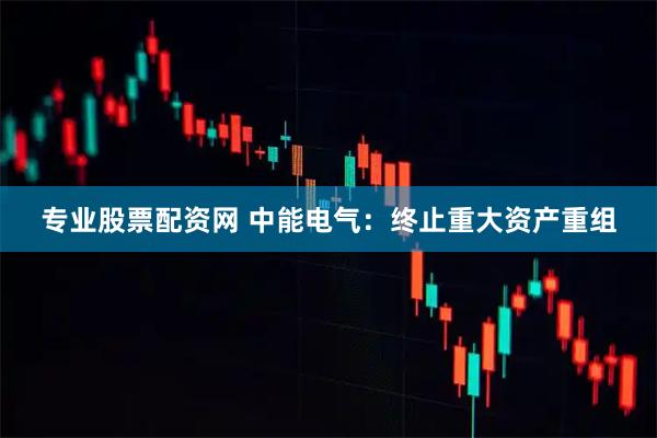 专业股票配资网 中能电气：终止重大资产重组
