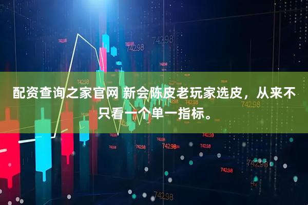 配资查询之家官网 新会陈皮老玩家选皮，从来不只看一个单一指标。